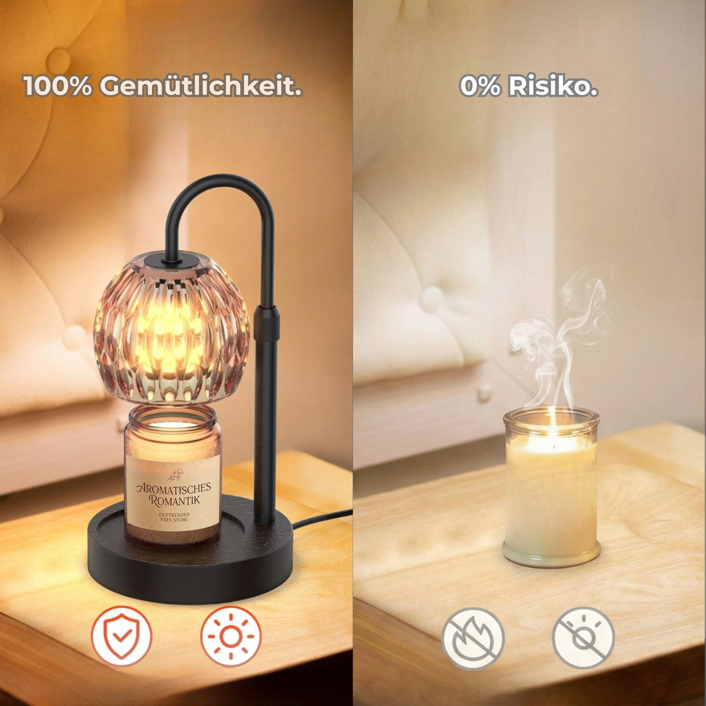 LumiWärme™ – Premium Kerzenwärmer-Lampe